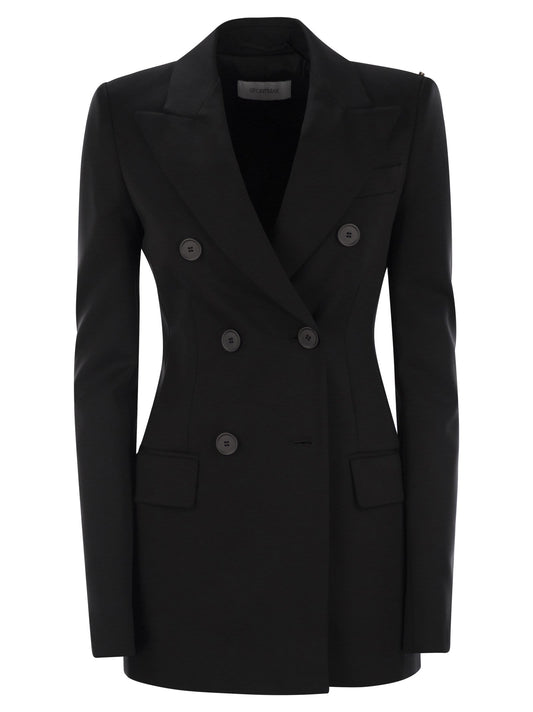 Sportmax SportMax Frizzo Scuba Jersey Blazer - Image 1