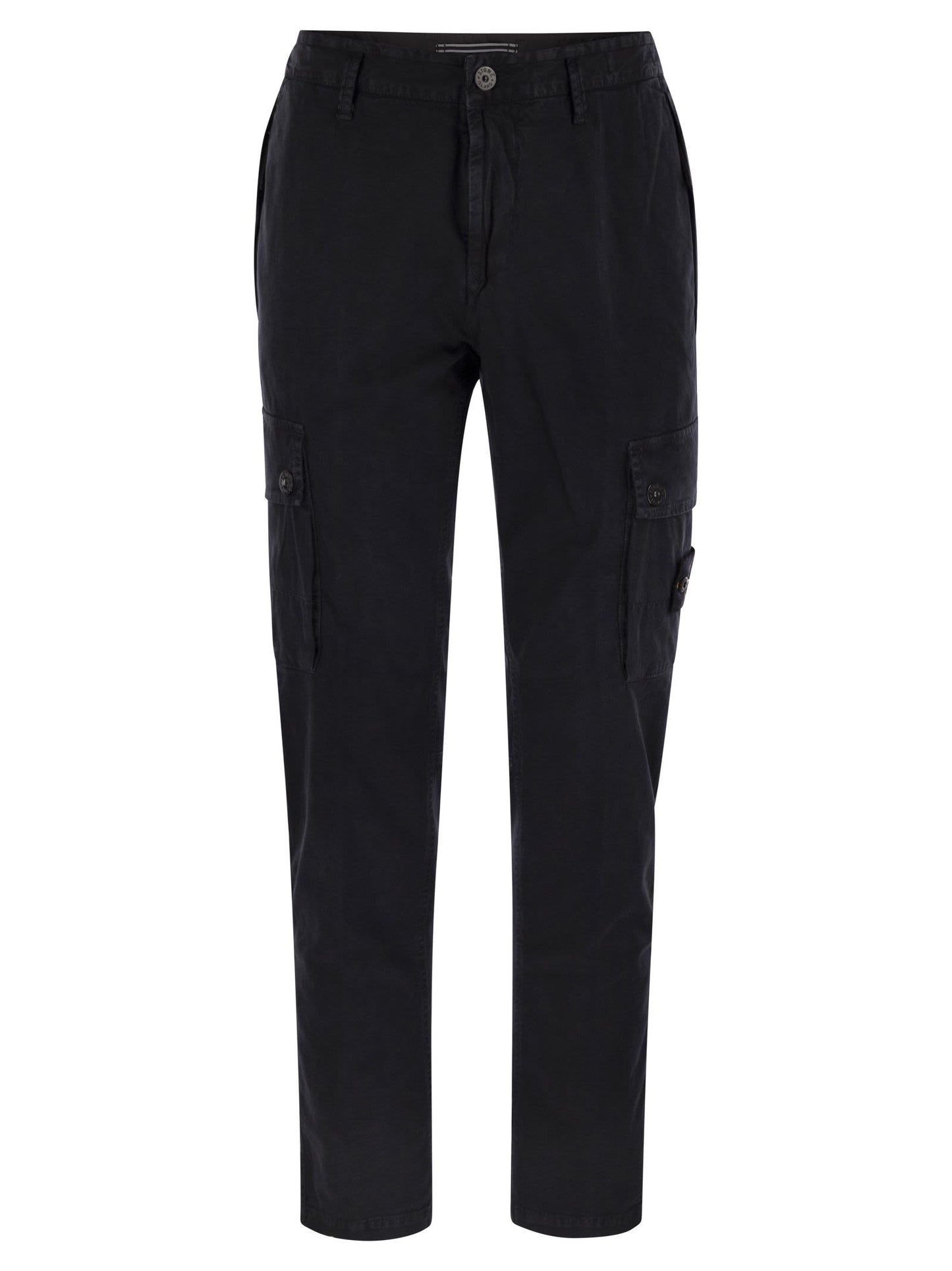 Stone Stone Island Cotton Cargo Trousers - Image 1