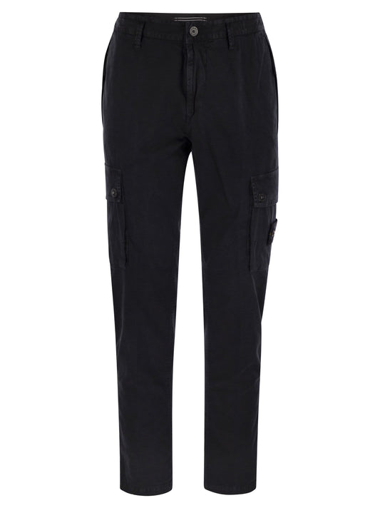 Stone Stone Island Cotton Cargo Trousers - Image 1