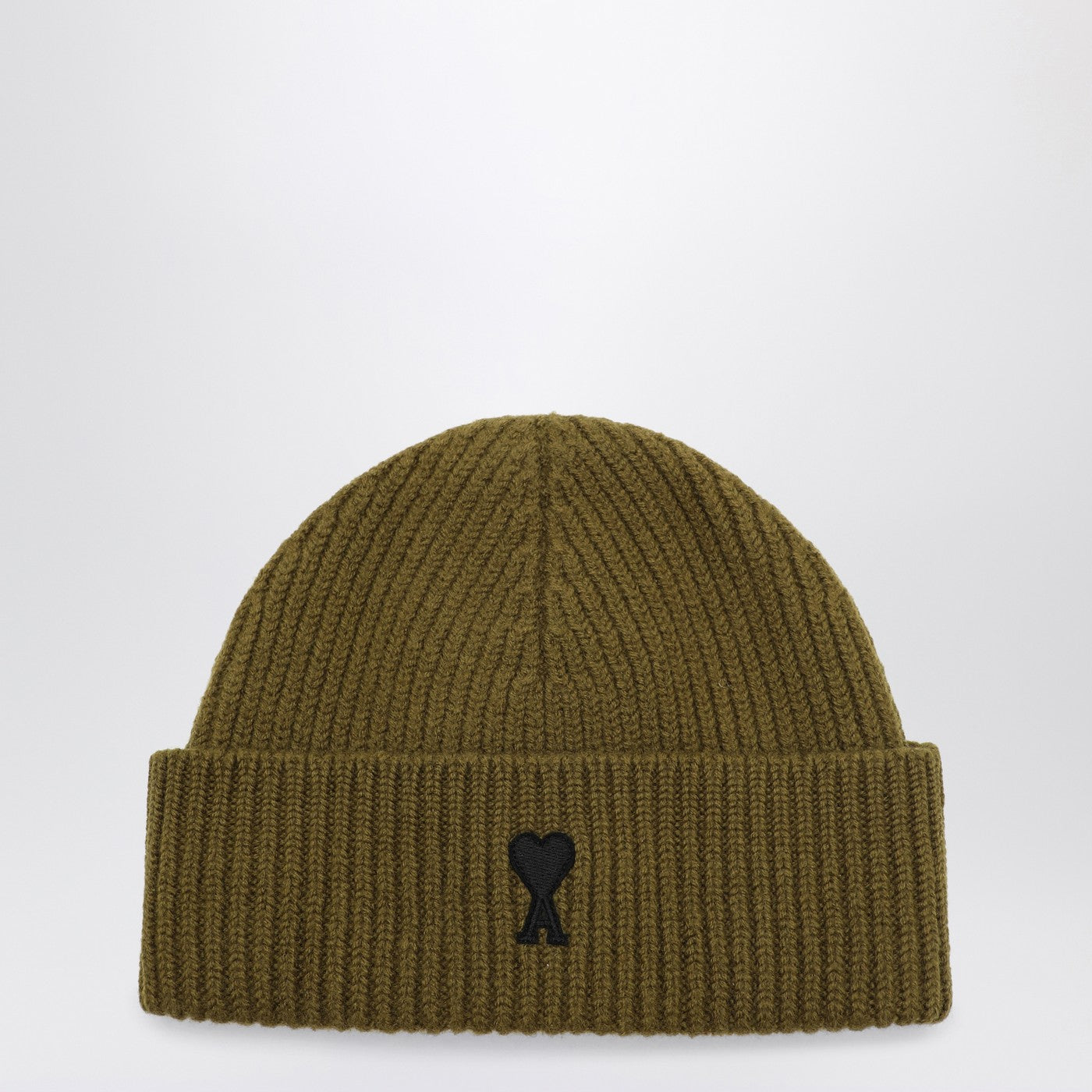 Ami Ami Paris Ami De Coeur Bronze Wool Hat - Image 1