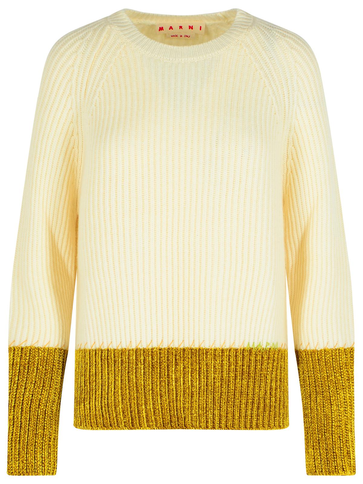 Marni Marni Ivory Virgin Wool Seater - Image 1