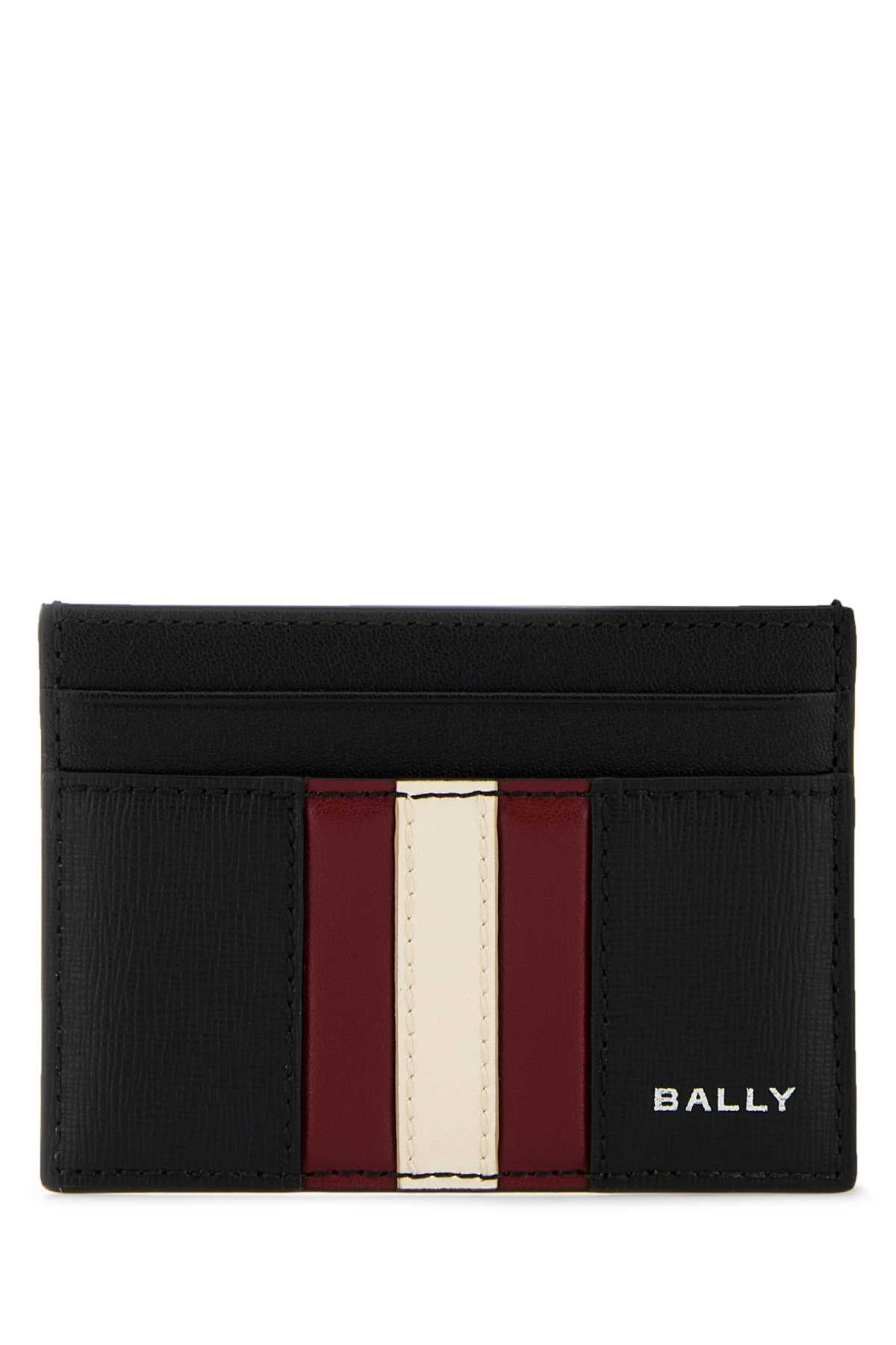 Bally バリーブラックレザーカードホルダー - Image 1