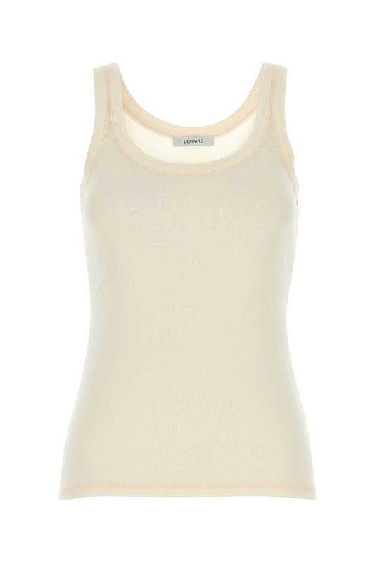 Lemaire レメールクリームコットンタンクトップ - Image 1