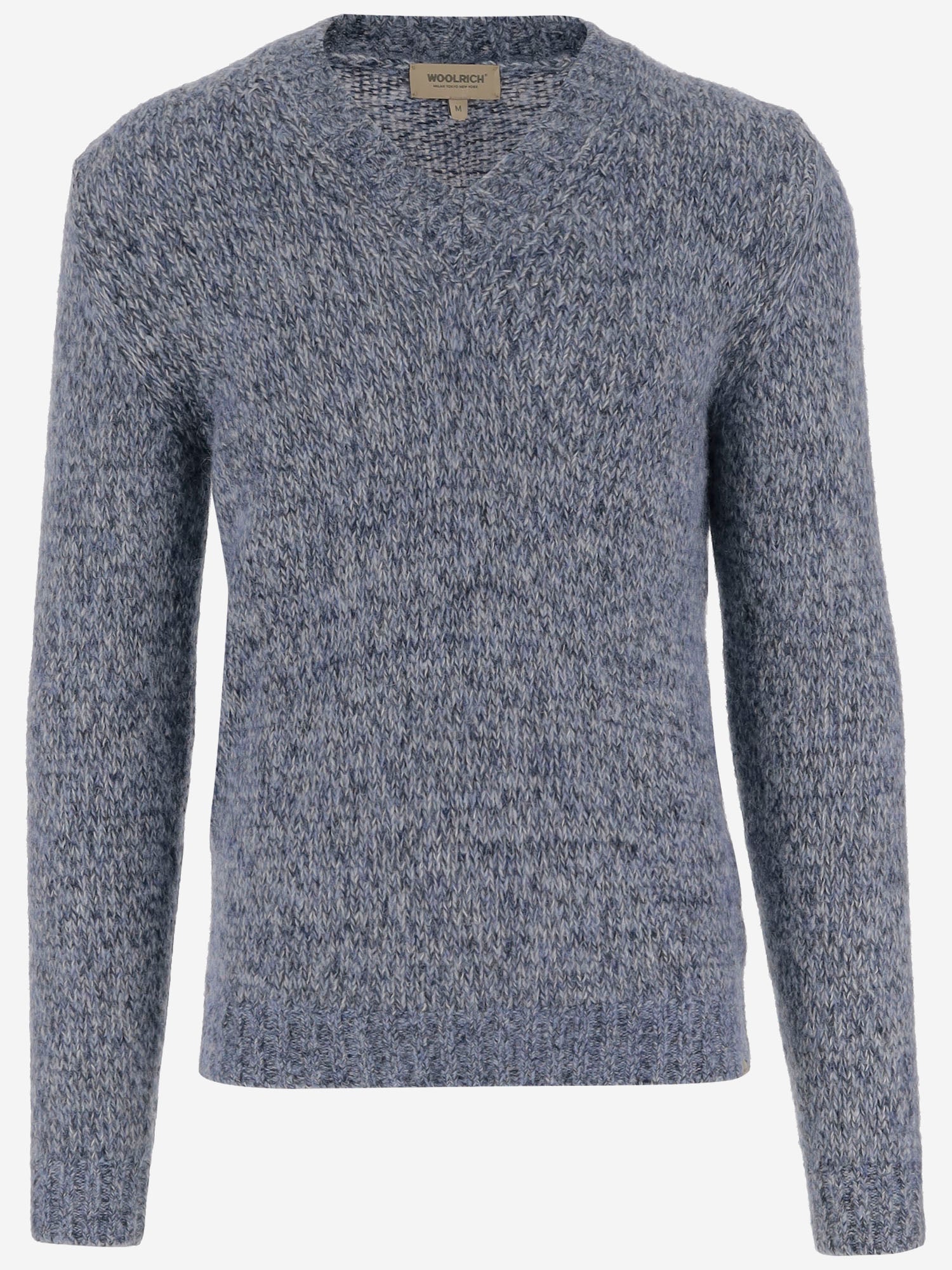 Woolrich アルパカブレンドのウールリッチvネックセーター - Image 1