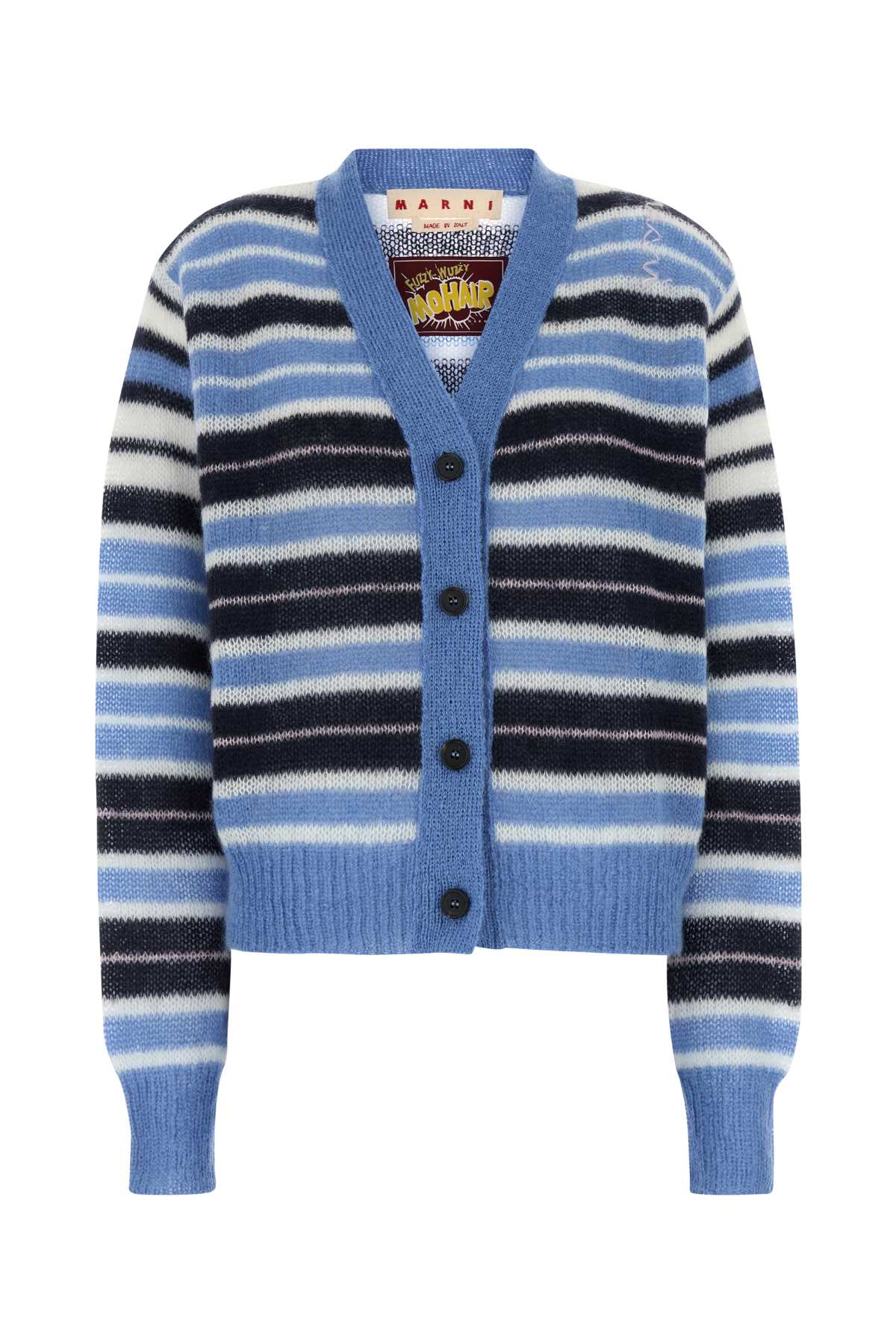 Marni Marni Multicolor Mohair Blend Cardigan - Image 1