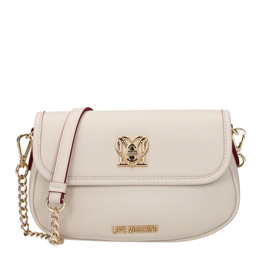 Moschino モスキーノのショルダーバッグが大好きな女性ポリウレタンベージュ/アイボリー - Image 1