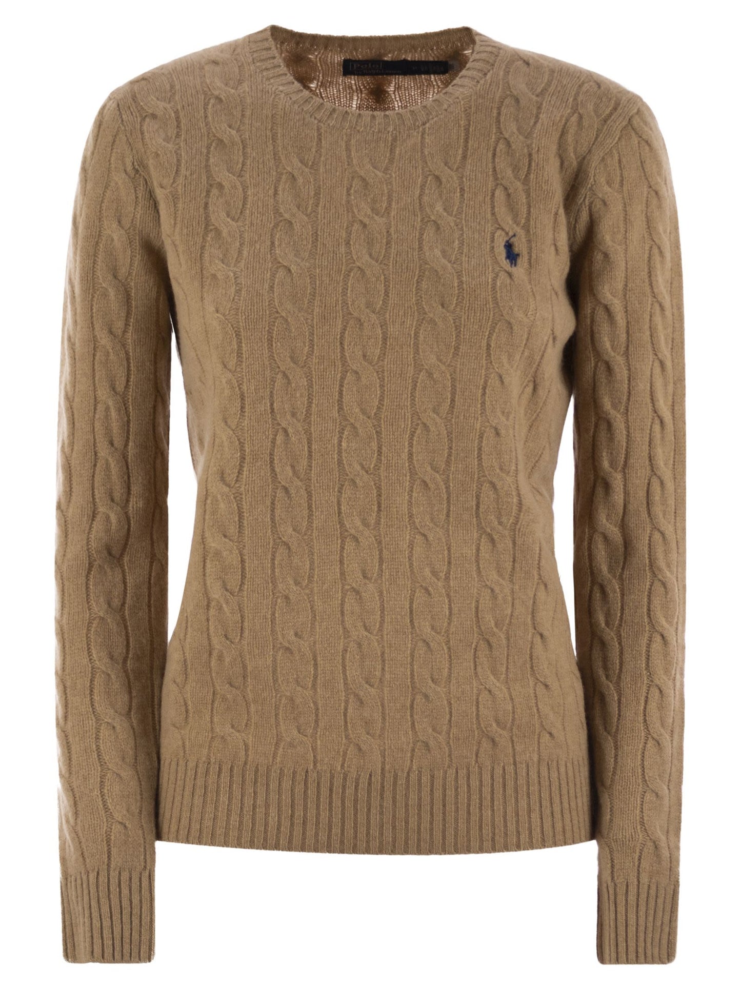 Polo ポロラルフローレンはウールとカシミアクルーネックを編みました - Image 1