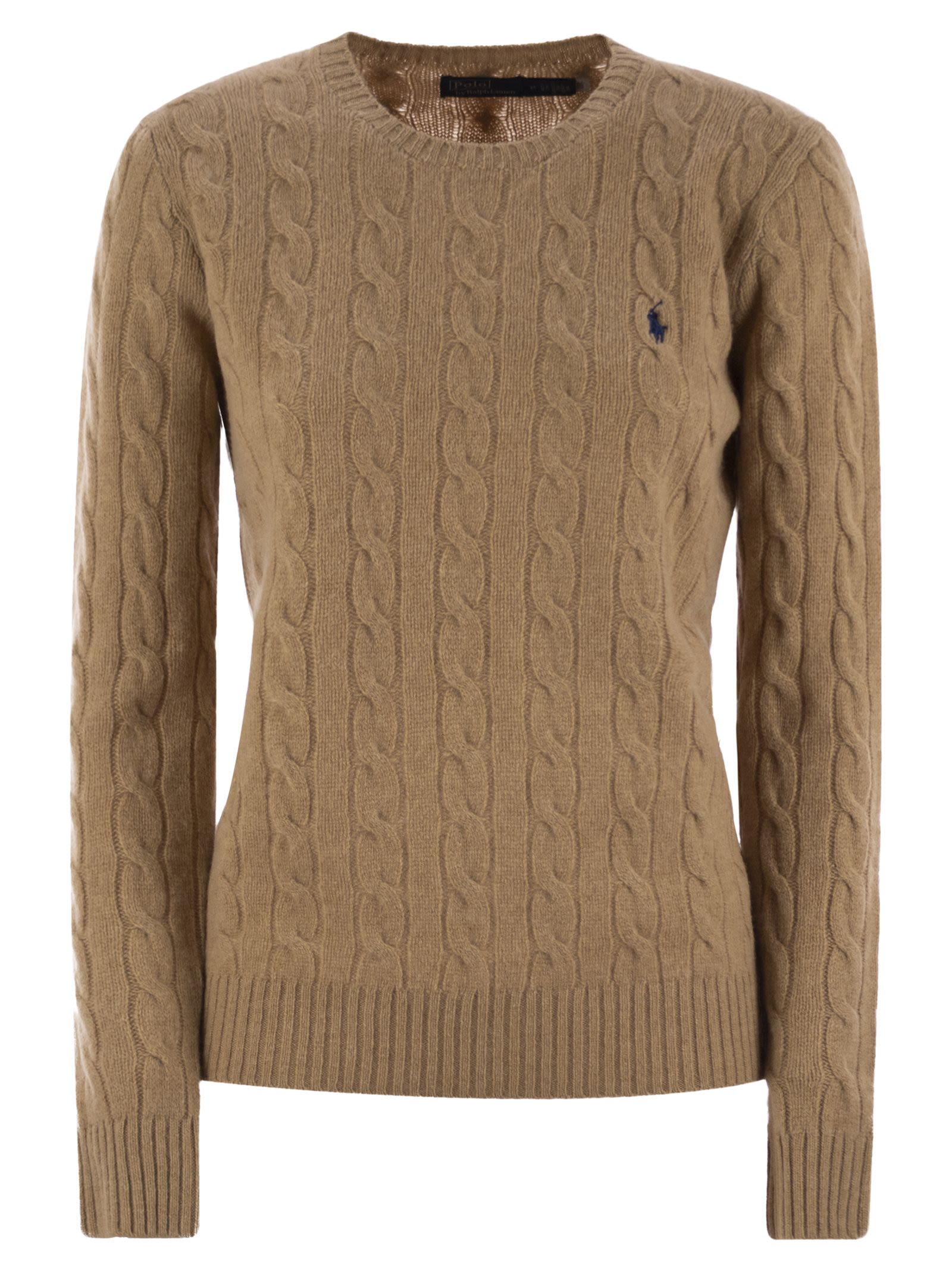 Polo ポロラルフローレンはウールとカシミアクルーネックを編みました - Image 1