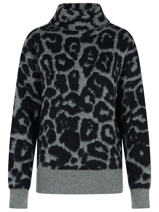 Stella Stella McCartney Grey Alpaca Blend Turtleneck Seater - Image 1