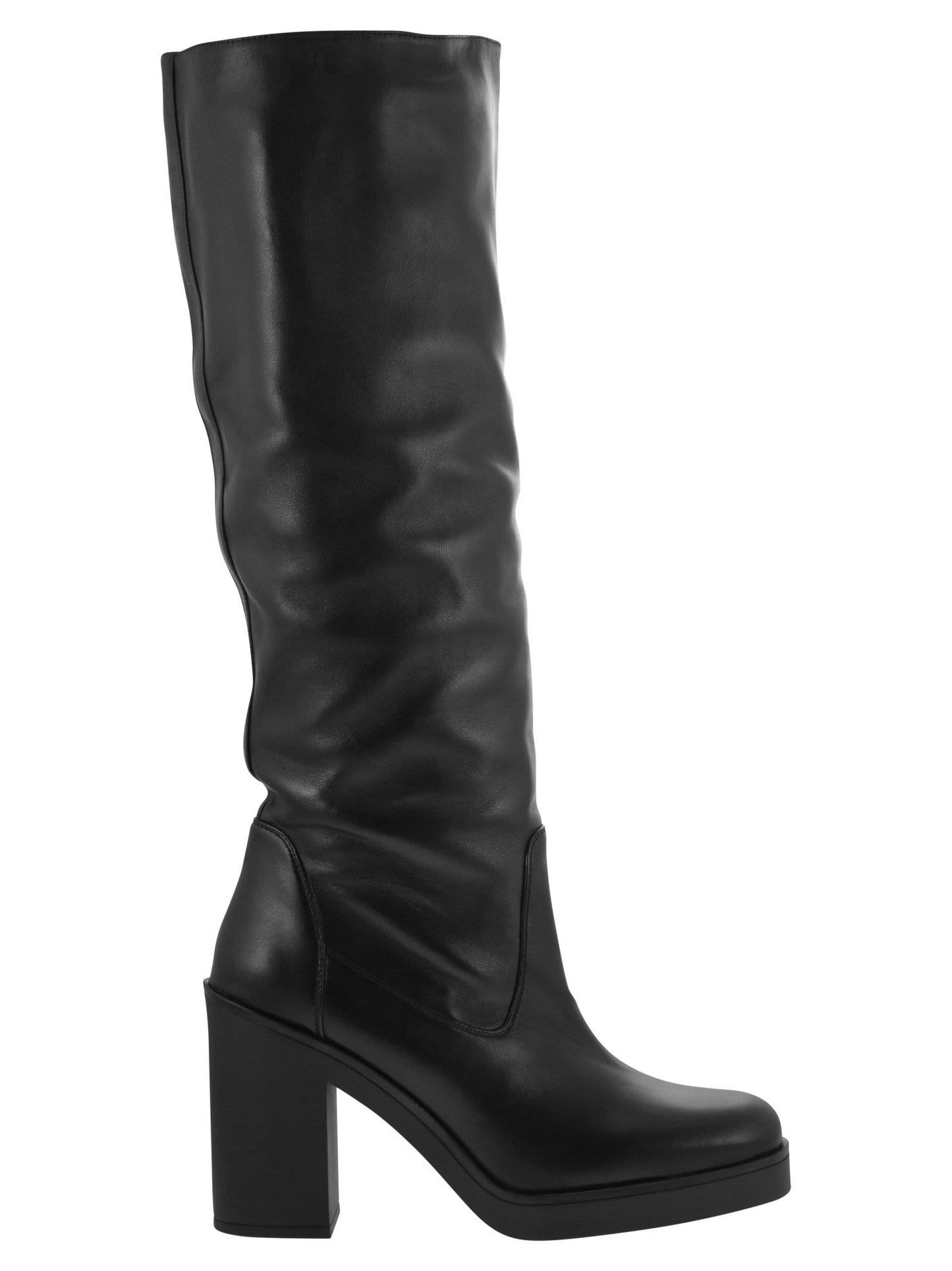 Stuart Stuart Weitzman Bethenny 80レザーブーツ - Image 1