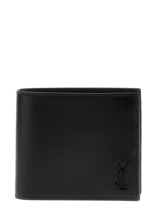Saint セントローランロゴレザーウォレット - Image 1