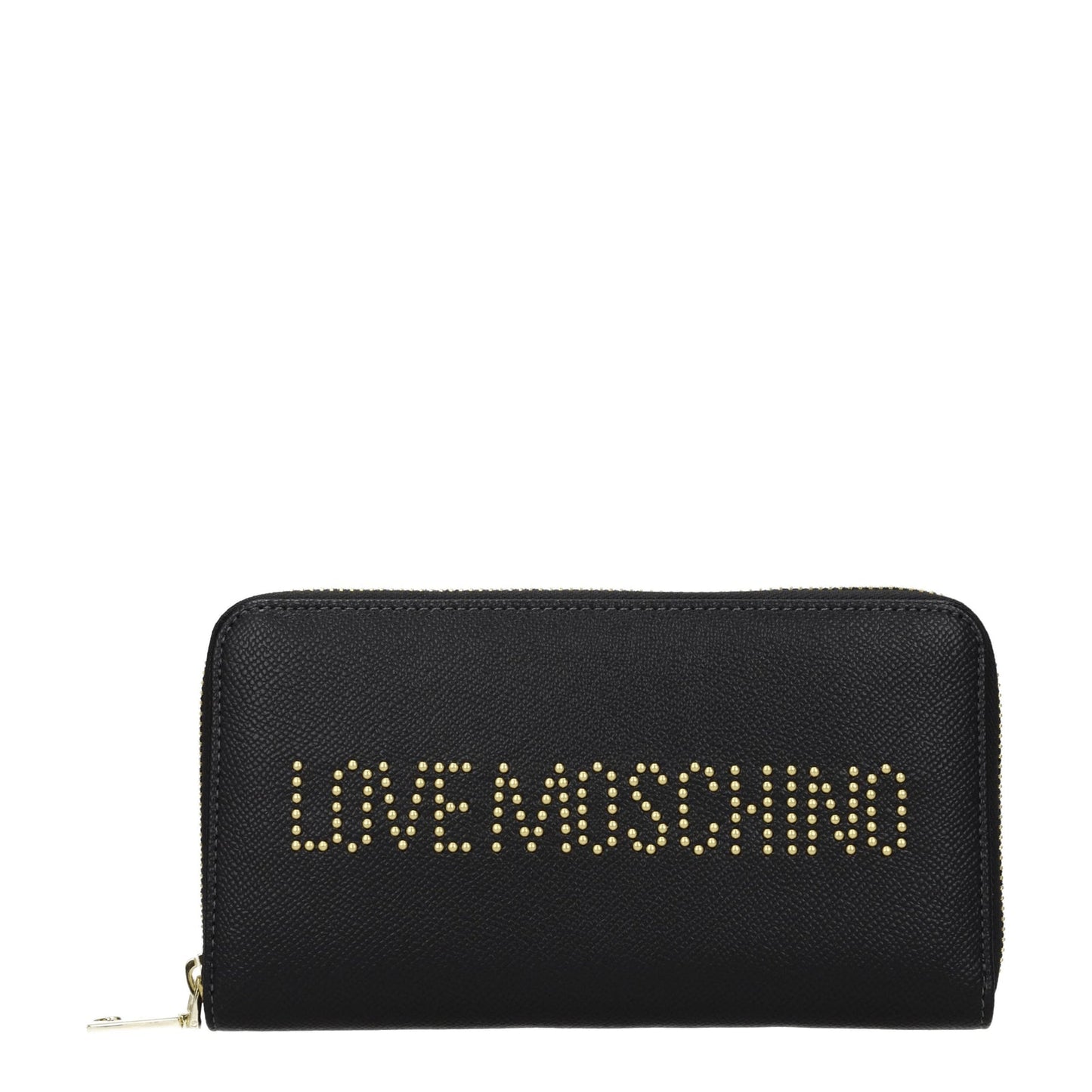 Moschino モスキーノウォレットの女性ポリウレタンブラックが大好きです - Image 1