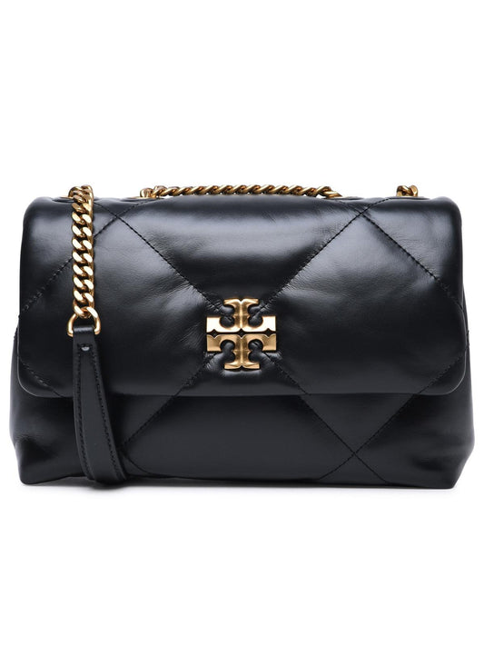 Tory Tory Burch Small 'Kira Diamond Quilt'ブラックリアバッグ - Image 1