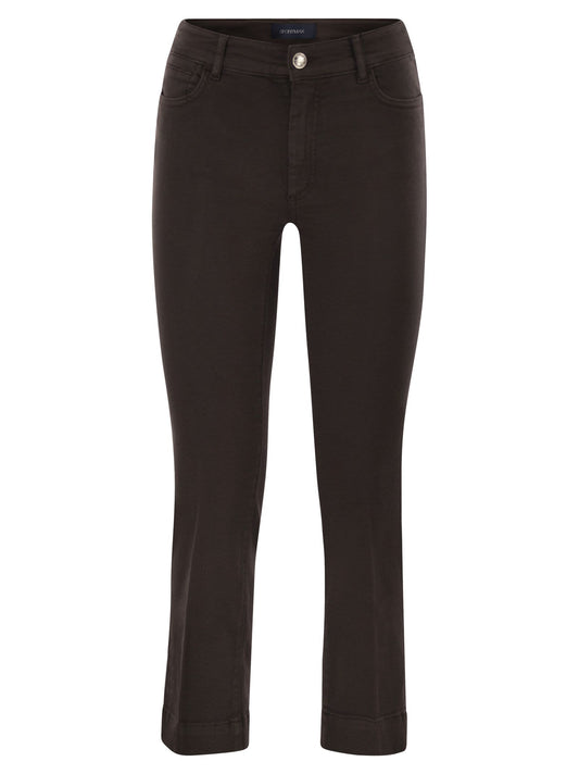 Sportmax SportMax Enna Denim Pants With Mini Flareライン - Image 1