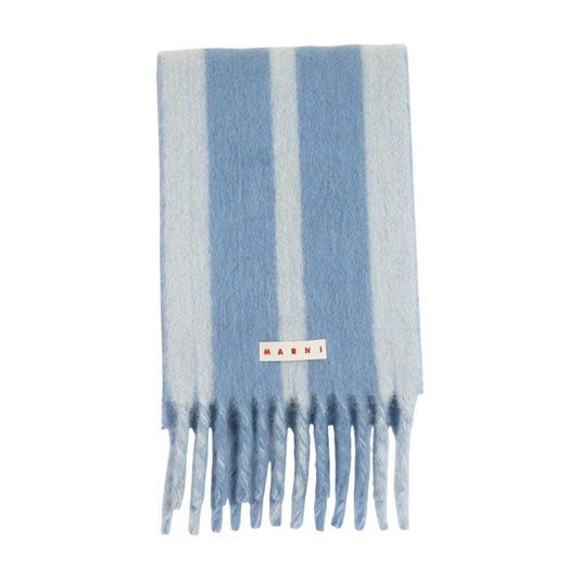 Marni スカーフマルニウールブルー - Image 1