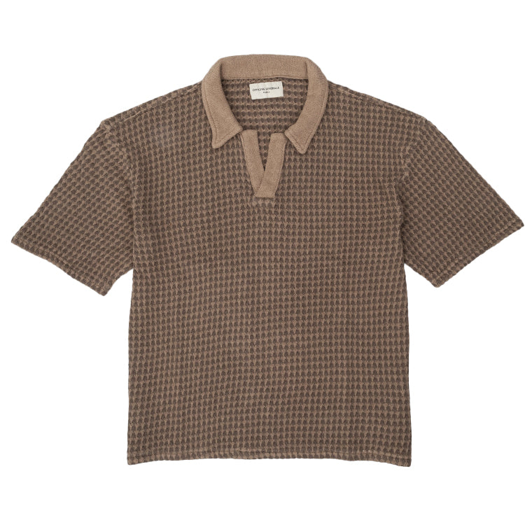 Off Officine Generale Tシャツとポロスブラウン - Image 1