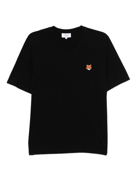 Maison メゾンキツネ 'フォックスヘッドコットンTシャツ - Image 1