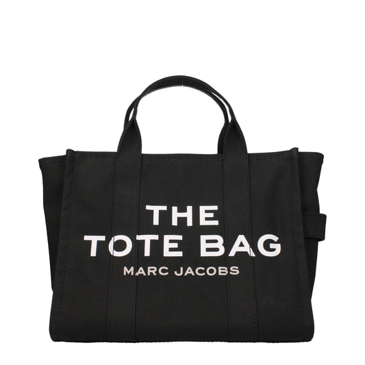 Marc マークジェイコブスハンドバッグトートバッグ女性ファブリックブラック - Image 1