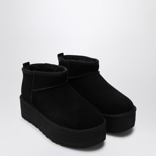 Ugg Ugg Classic Ultra Mini Black Boot With Platform - Image 1