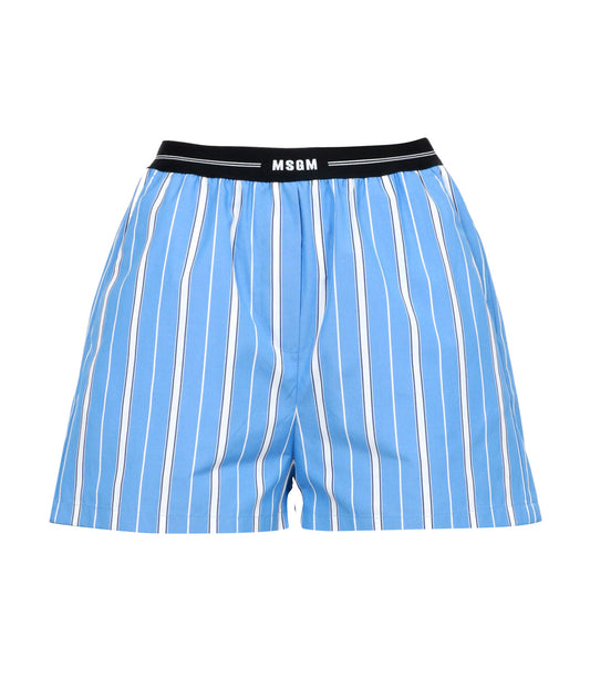 Msgm MSGMショーツクリアブルー - Image 1