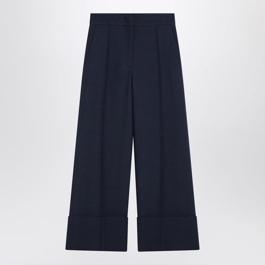 Valentino ウールとシルクのバレンティーノインディゴパンツ - Image 1