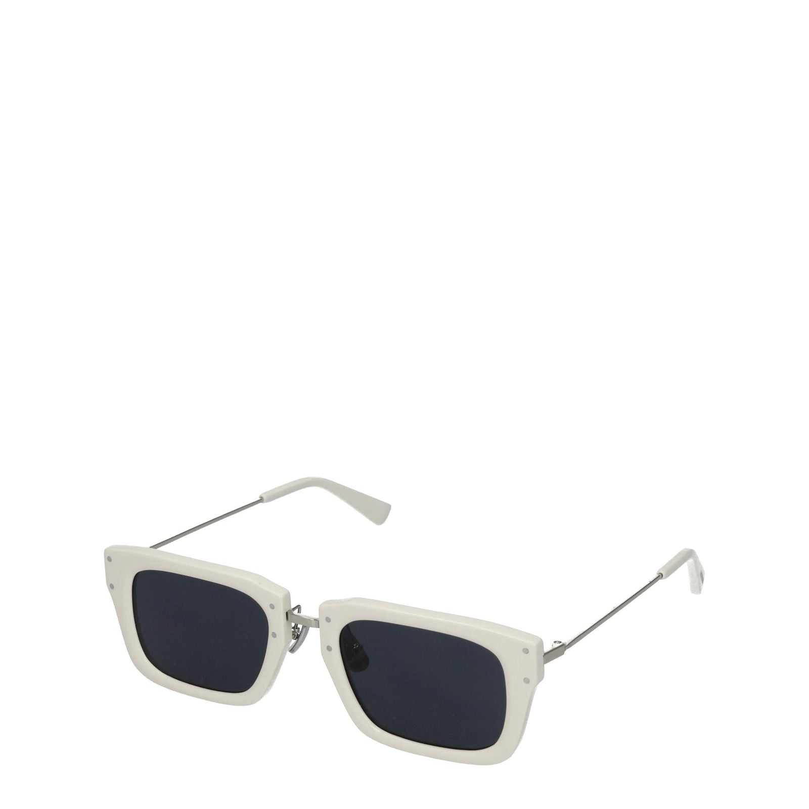 Jacquemus Jacquemus Occhiali Da Sole Donna Acetato Bianco/Argento - Image 1
