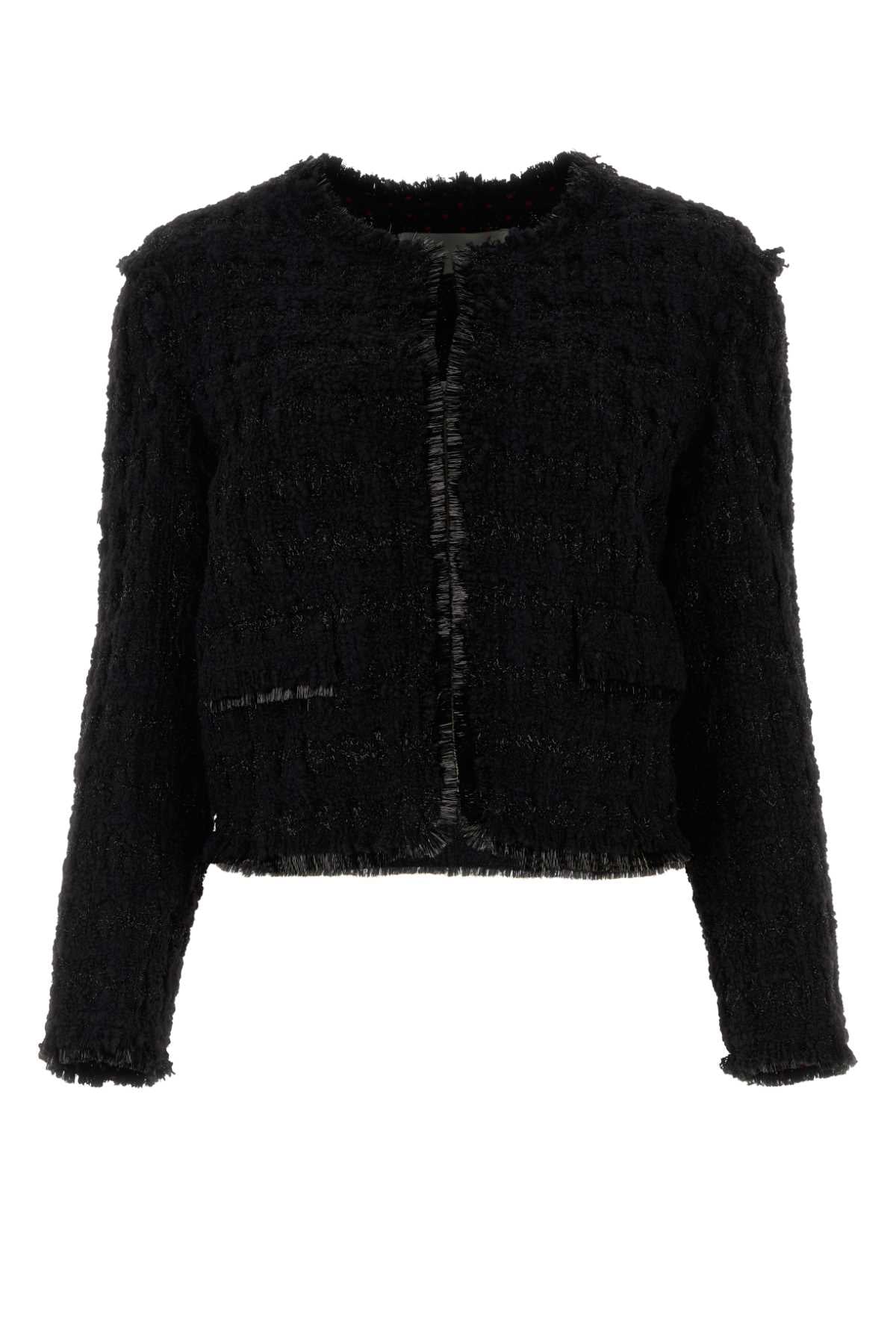 Tory Tory Burch Black Tweed Blazer - Image 1