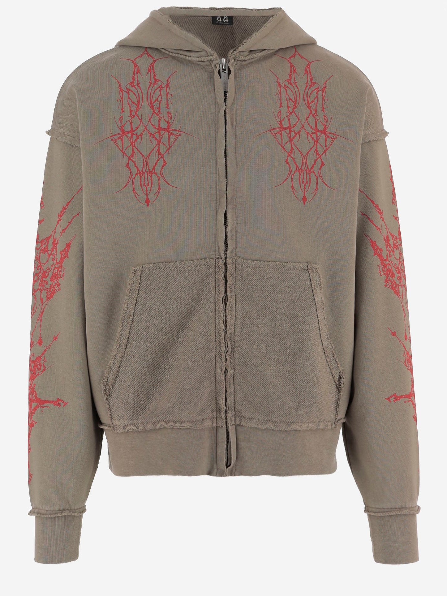 44 44 レーベル グループ リバース エタニティ コットン スウェットシャツ - Image 1