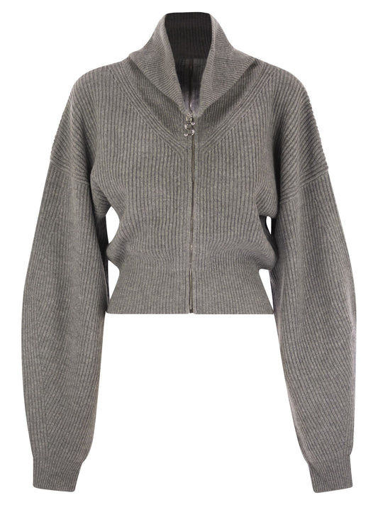 Sportmax Sportmax Calipso Wool And Cashmere Cardigan - Image 1