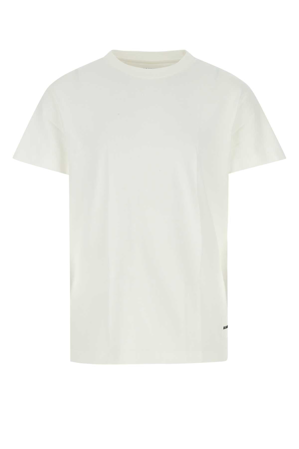 Jil ジル・サンダー ホワイト コットン T シャツ セット - Image 1