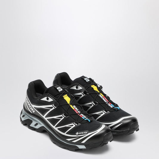 Salomon サロモン ロー スニーカー Xt 6 ブラック/シルバー - Image 1