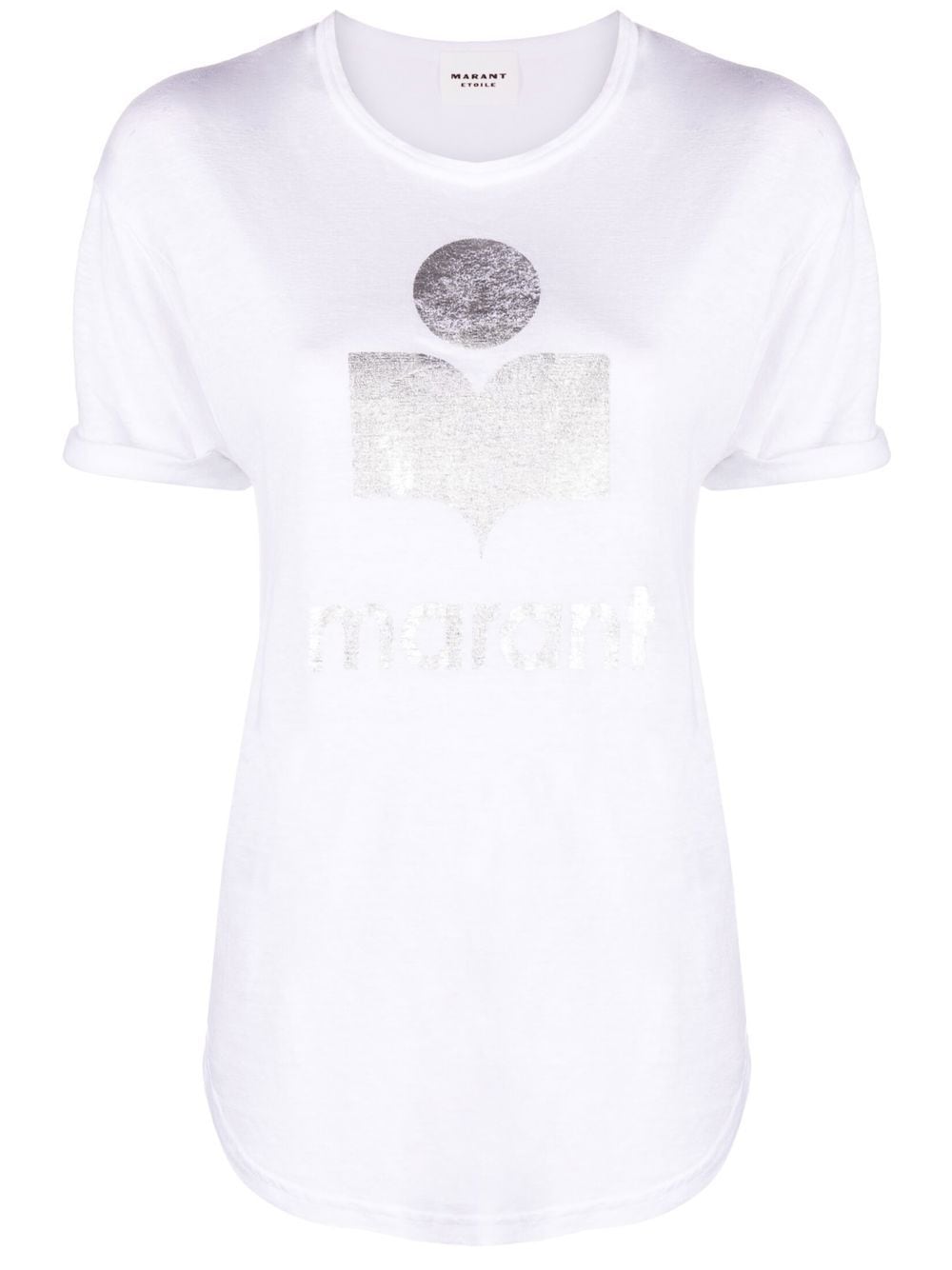 Marant マランエトワイルコルディリネンTシャツ - Image 1