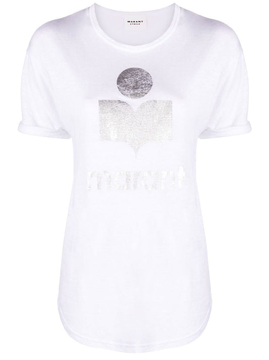 Marant マランエトワイルコルディリネンTシャツ - Image 1