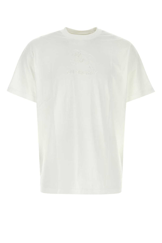 Burberry バーバリーホワイトコットンTシャツ - Image 1