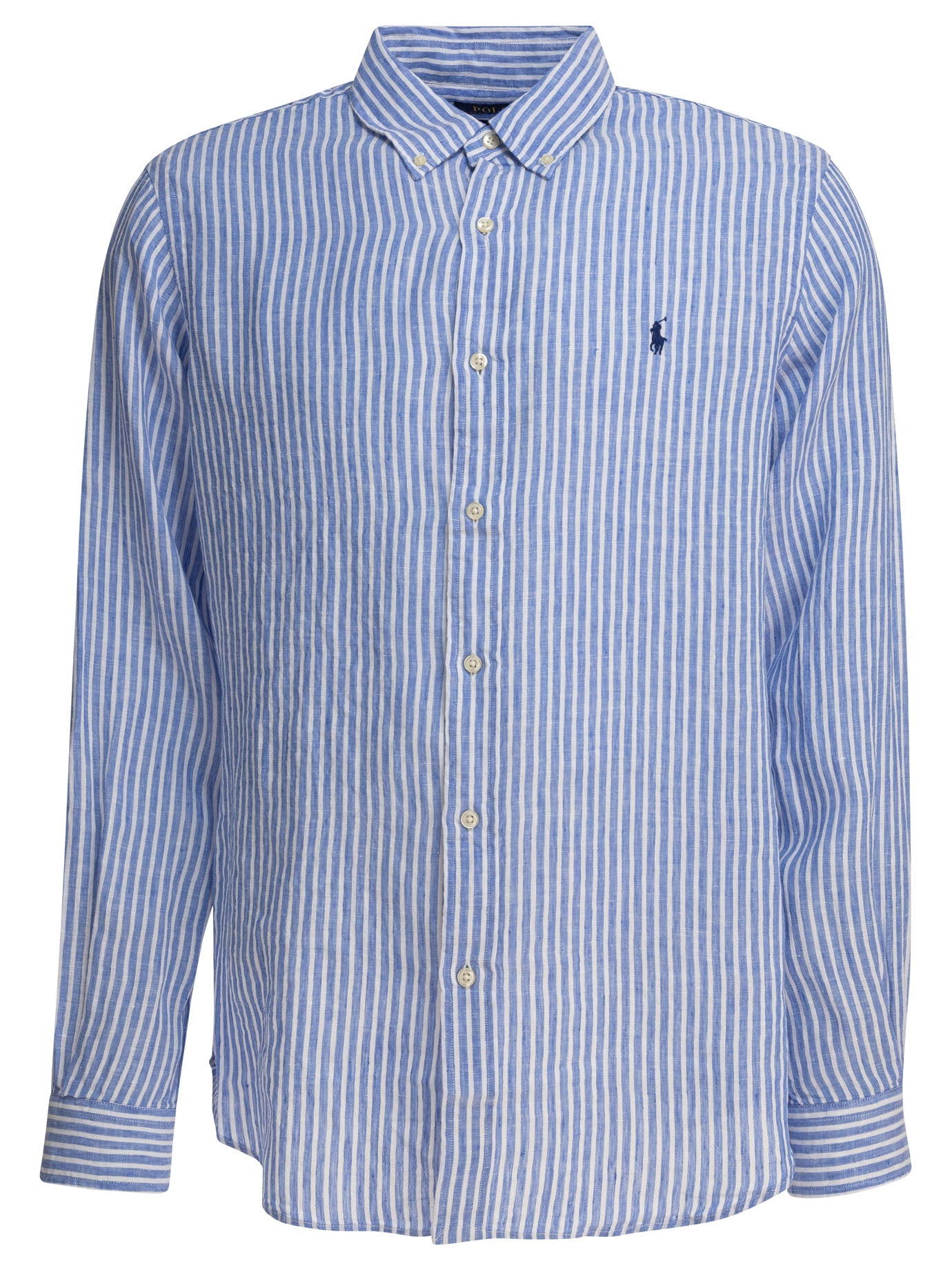 Polo ポロ ラルフローレン ストライプ リネン シャツ - Image 1