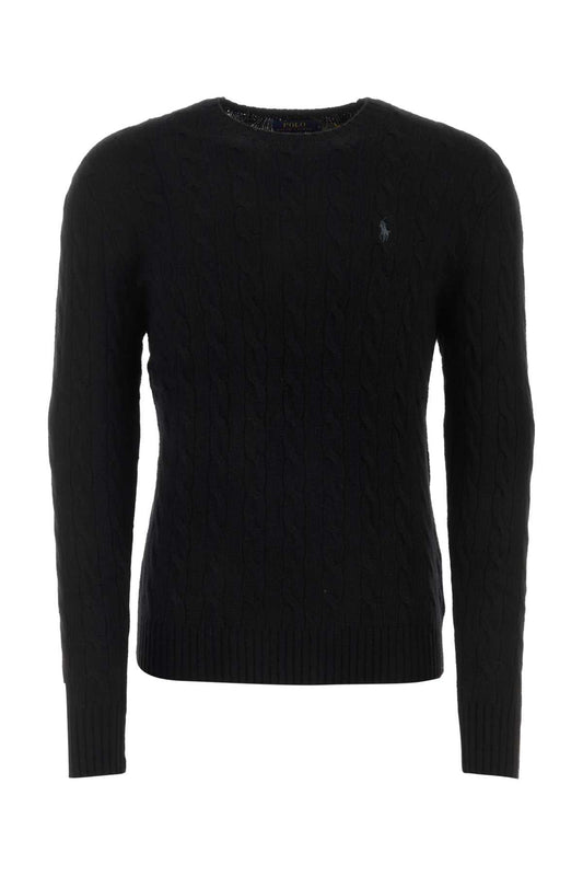 Polo ポロ ラルフローレン ブラック ウール ブレンド セーター - Image 1