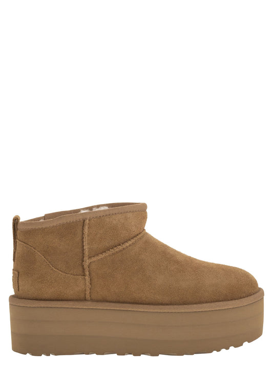 Ugg Ugg Ultra Mini Classic Boots With Plateau - Image 1