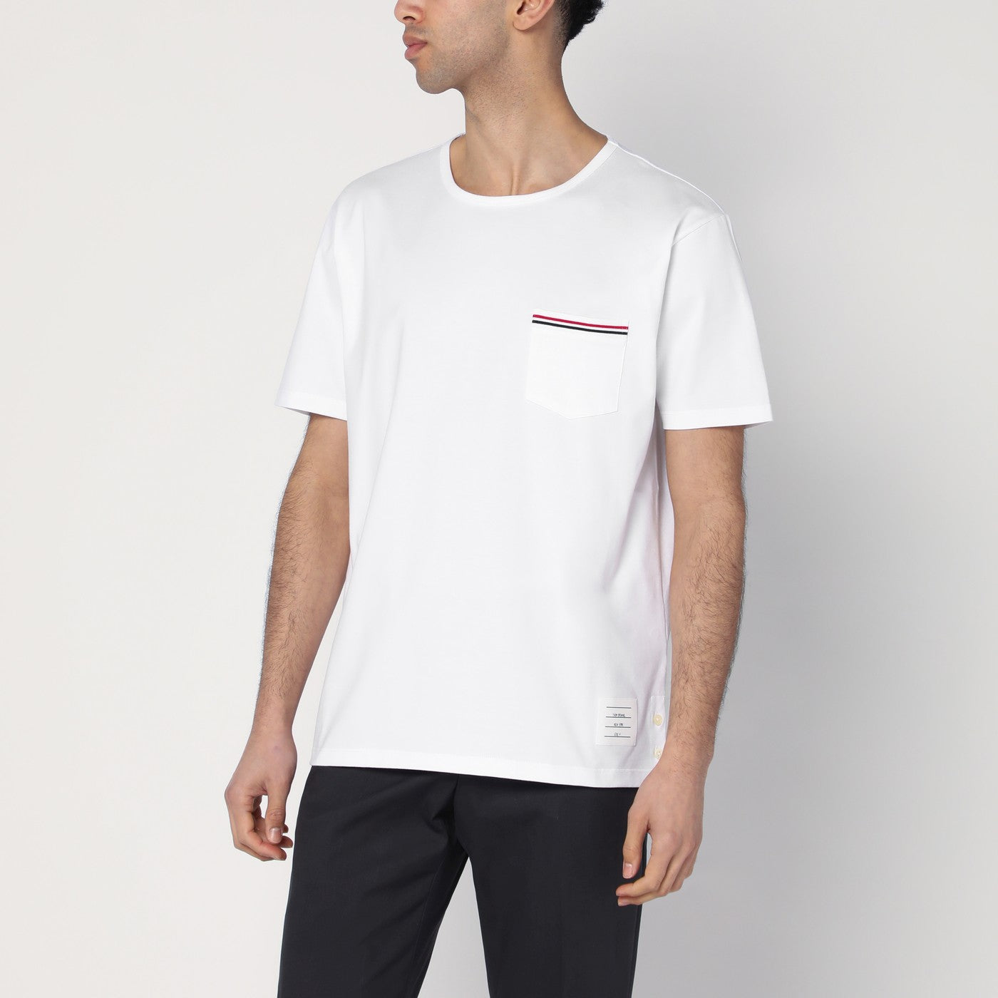 Thom Thom Browne White T Shirt In Cotton - Image 1