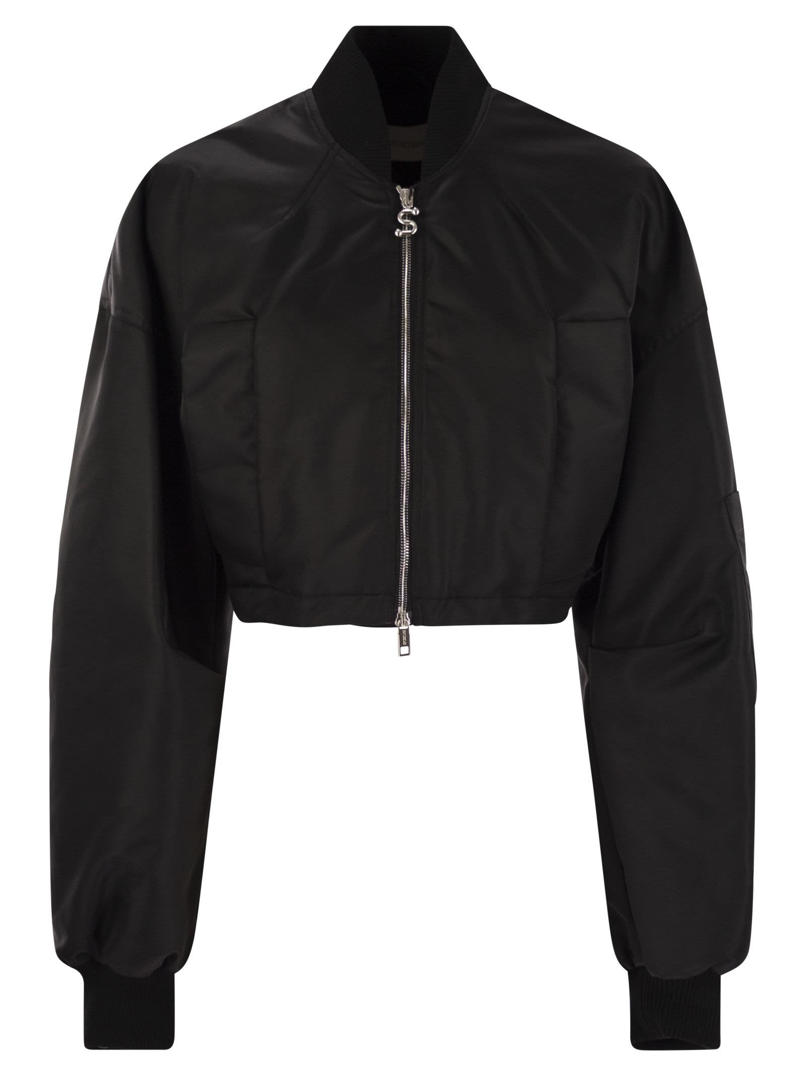 Sportmax SportMax Avenue DRIP PROFIT TWILL BOMBER JACKET - Image 1