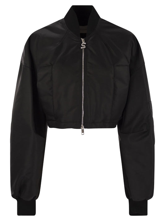Sportmax SportMax Avenue DRIP PROFIT TWILL BOMBER JACKET - Image 1