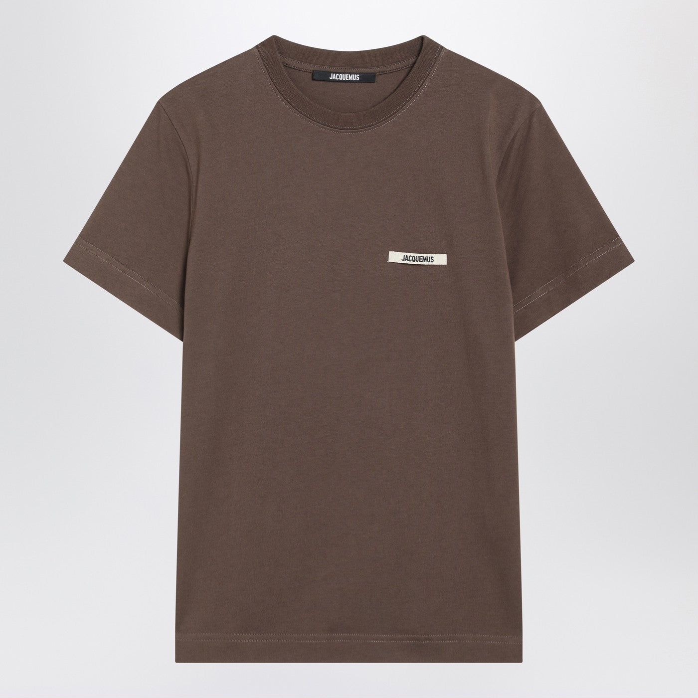 Jacquemus Jacquemus Brown Gros Grain T Shirt - Image 1