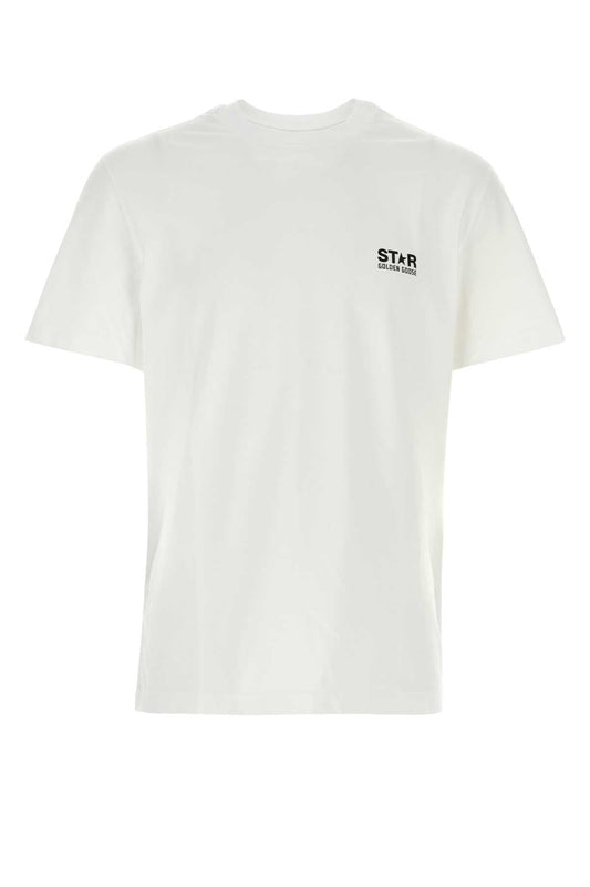 Golden ゴールデングースデラックスブランドホワイトコットンTシャツ - Image 1