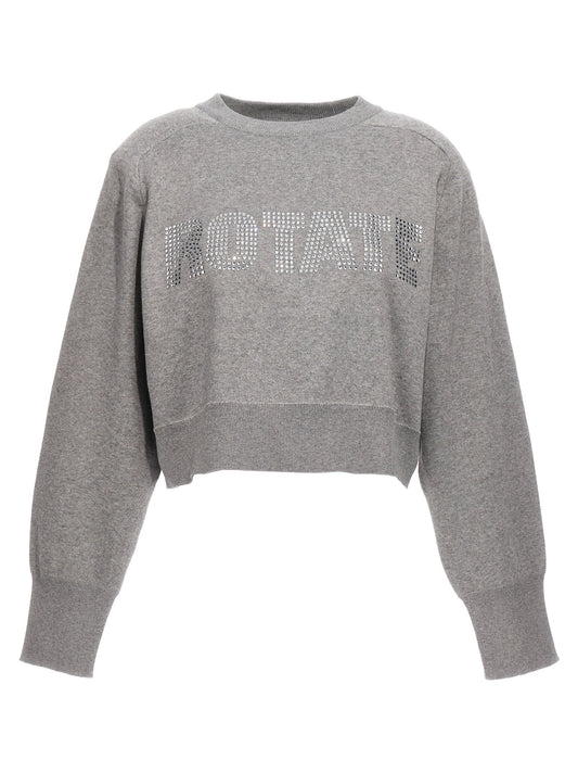 Rotate Rotate Birger Christensen 'Firm Knit Cropped'セーター - Image 1