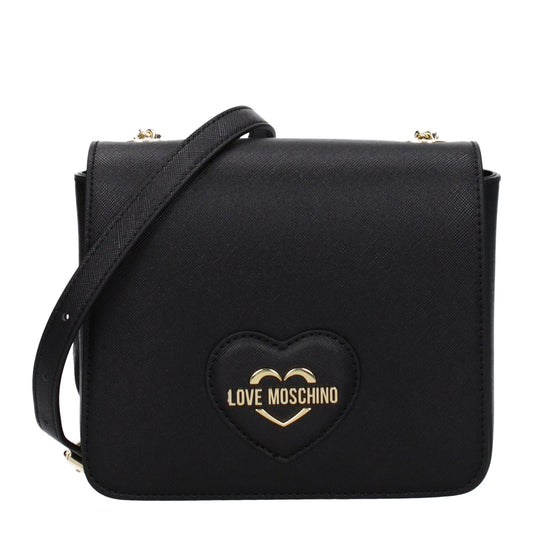 Moschino モスキーノのショルダーバッグが大好きな女性ポリウレタンブラック - Image 1