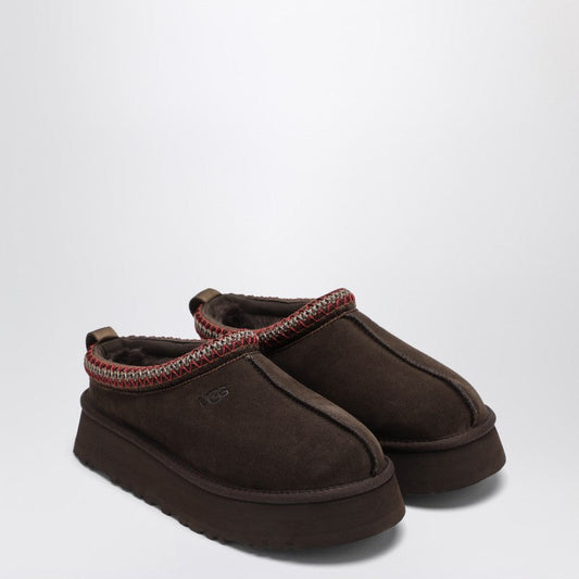 Ugg Ugg Brown Suede Tazz Slippers - Image 1