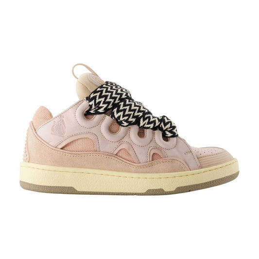 Lanvin 縁石スニーカーランバン合成ピンク - Image 1
