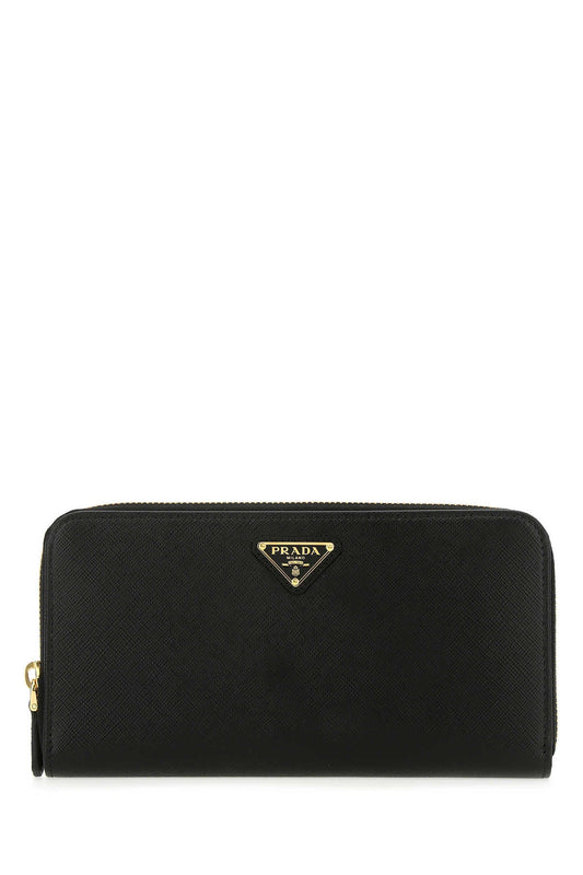 Prada プラダブラックレザーウォレット - Image 1