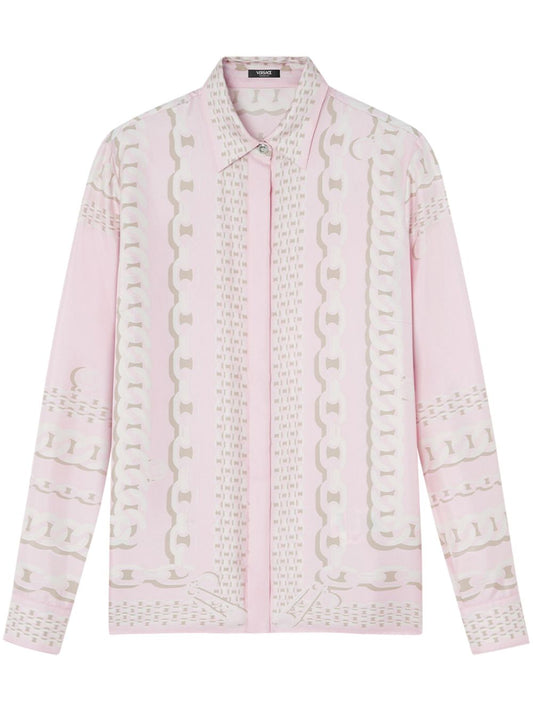 Versace ヴェルサーチヴェルサーチの宝物シルクシャツ - Image 1