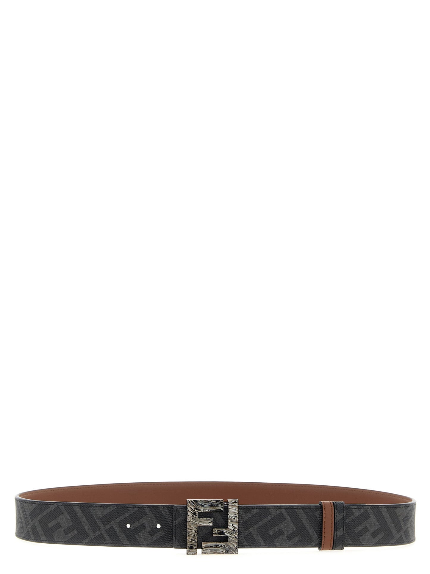 Fendi Fendi 'Squared FF' Reversible Belt - Image 1