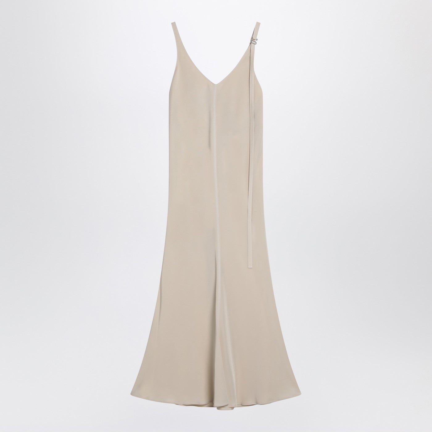 Sportmax 調整可能なストラップ付きSportMaxアイボリードレス - Image 1